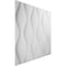 Ekena Millwork Ariel EnduraWall Decorative 3D Wall Panel, White, 19 5/8"W x 19 5/8"H WP20X20AIWH - alternate 6